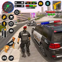 Скачать Полицейская машина США игры [Взлом Бесконечные монеты] APK на Андроид
