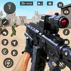 Скачать FPS стрелялка - игры с оружием [Взлом Бесконечные монеты] APK на Андроид