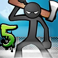 Скачать Anger of stick 5 : zombie [Взлом Много денег] APK на Андроид