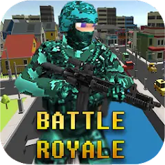 Скачать Pixel Combat: Battle Royale [Взлом Бесконечные деньги] APK на Андроид
