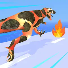 Скачать Dino Evolution Run 3D [Взлом Много монет] APK на Андроид