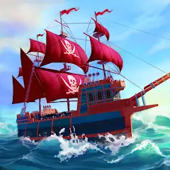 Скачать Pirate Ships・Строй и сражайся [Взлом Много монет] APK на Андроид