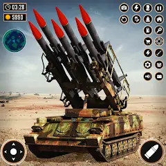 Скачать Армейские танковые игры война [Взлом Много монет] APK на Андроид