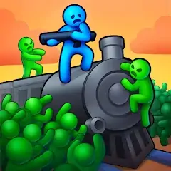 Скачать Train Defense: Зомби Игра [Взлом Бесконечные монеты] APK на Андроид