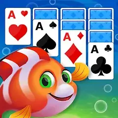Скачать Solitaire Fish Klondike Card [Взлом Много денег] APK на Андроид