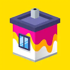 Скачать House Paint [Взлом Много монет] APK на Андроид