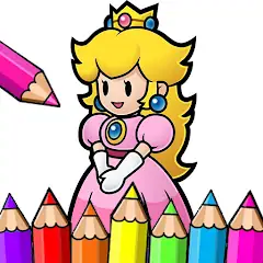 Скачать Princess Peach Paint Coloring [Взлом Много денег] APK на Андроид