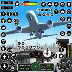 Скачать пилот симулятор: самолет игра [Взлом Бесконечные деньги] APK на Андроид