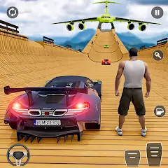 Скачать GT Car Stunt : Ramp Car Stunts [Взлом Много монет] APK на Андроид