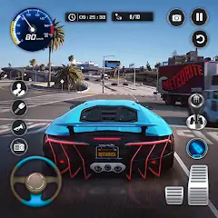 Скачать Traffic Driving Car Simulator [Взлом Бесконечные монеты] APK на Андроид