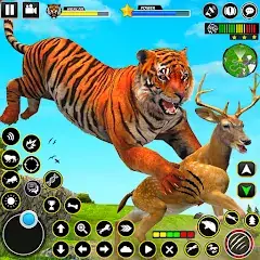 Скачать Tiger Simulator Lion games 3D [Взлом Бесконечные монеты] APK на Андроид