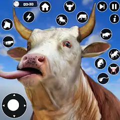 Скачать Scary корова симулятор Rampage [Взлом Бесконечные монеты] APK на Андроид