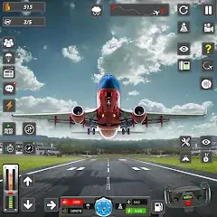 Скачать Real Flight Sim Airplane Games [Взлом Много денег] APK на Андроид