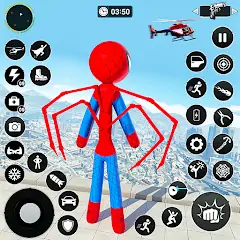 Скачать Игра герой летающего паука [Взлом Бесконечные деньги] APK на Андроид
