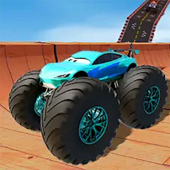 Скачать Monster Truck Stunt : Car Game [Взлом Много монет] APK на Андроид