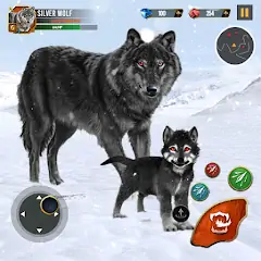 Скачать дикий волк тренажёр [Взлом Много монет] APK на Андроид