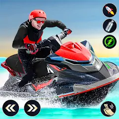 Скачать Jetski Boat racing: Boat Games [Взлом Много монет] APK на Андроид