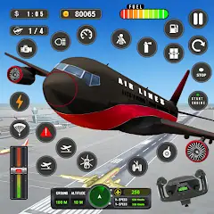 Скачать Flight Simulator - Plane Games [Взлом Бесконечные деньги] APK на Андроид