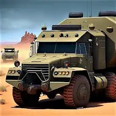 Скачать Truck Simulator Army Games 3D [Взлом Много денег] APK на Андроид