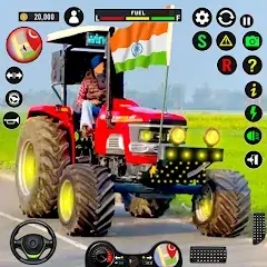 Скачать Индийская тракторная игра 3D [Взлом Бесконечные деньги] APK на Андроид