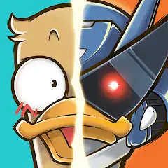 Скачать Merge Duck 2: Idle RPG [Взлом Бесконечные деньги] APK на Андроид