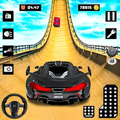 Скачать Crazy Car Stunts - Mega Ramp [Взлом Много монет] APK на Андроид