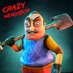 Скачать Hello Crazy Neighbor Game 3D [Взлом Много монет] APK на Андроид