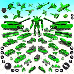 Скачать army tank robot transform game [Взлом Много монет] APK на Андроид