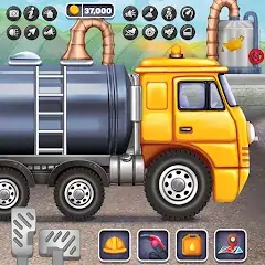 Скачать Дети Масло Танкер: Truck Игры [Взлом Бесконечные деньги] APK на Андроид