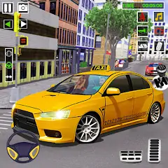 Скачать City Taxi Games-Taxi Car Games [Взлом Много монет] APK на Андроид