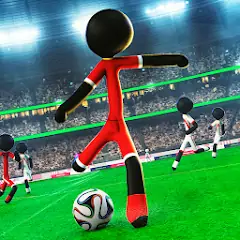 Скачать Stickman Football Strike Games [Взлом Много денег] APK на Андроид