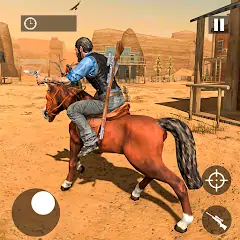 Скачать West Cowboy - Gunfighter Game [Взлом Много монет] APK на Андроид