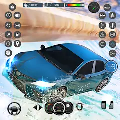Скачать Water Slide Car Race games [Взлом Много денег] APK на Андроид