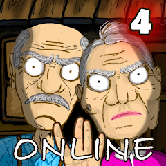 Скачать Grandpa & Granny 4 Online Game [Взлом Много денег] APK на Андроид