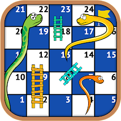 Скачать Snakes and Ladders - Ludo Game [Взлом Бесконечные монеты] APK на Андроид