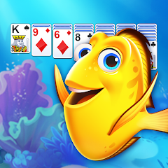 Скачать Solitaire: Fish Aquarium [Взлом Много денег] APK на Андроид
