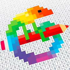 Скачать Pixel Art: раскраска по цифрам [Взлом Много монет] APK на Андроид