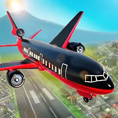 Скачать самолет симулятор 3д самолёты [Взлом Много денег] APK на Андроид