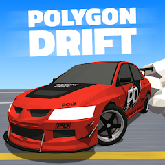 Скачать Polygon Drift: Traffic Racing [Взлом Бесконечные монеты] APK на Андроид