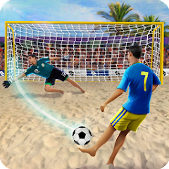 Скачать Shoot Цель Пляжный футбол [Взлом Много монет] APK на Андроид