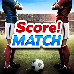 Скачать Score! Match - онлайн футбол [Взлом Много монет] APK на Андроид