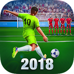 Скачать EURO FreeKick Football 2021 [Взлом Много монет] APK на Андроид