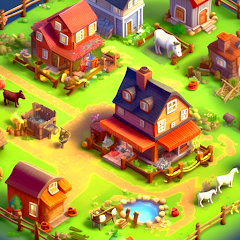 Скачать Country Valley Farming Game [Взлом Много монет] APK на Андроид
