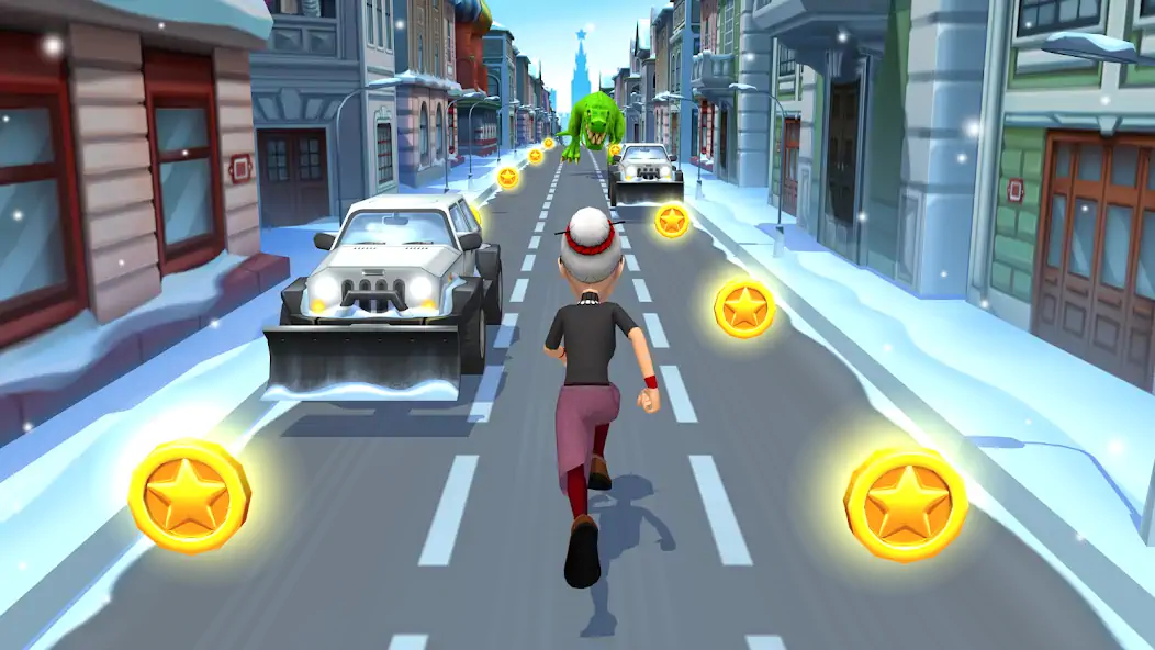 Скачать Angry Gran Run - Running Game [Взлом Много монет] APK на Андроид