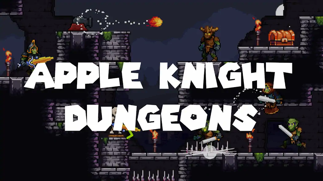 Скачать Apple Knight: Dungeons [Взлом Много монет] APK на Андроид