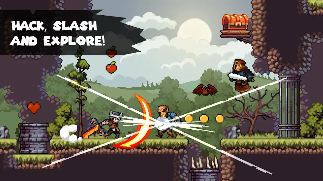 Скачать Apple Knight: Dungeons [Взлом Много монет] APK на Андроид