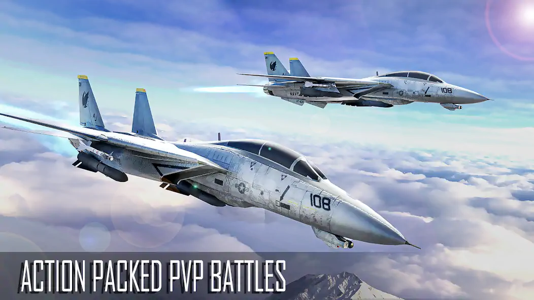 Скачать Jet Fighter: Plane Game [Взлом Бесконечные деньги] APK на Андроид