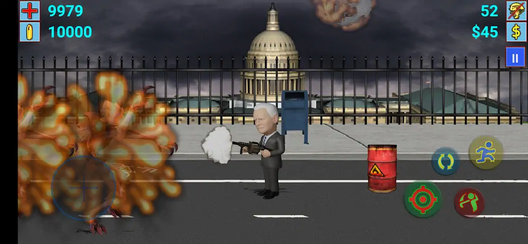 Скачать Aliens vs President [Взлом Много денег] APK на Андроид