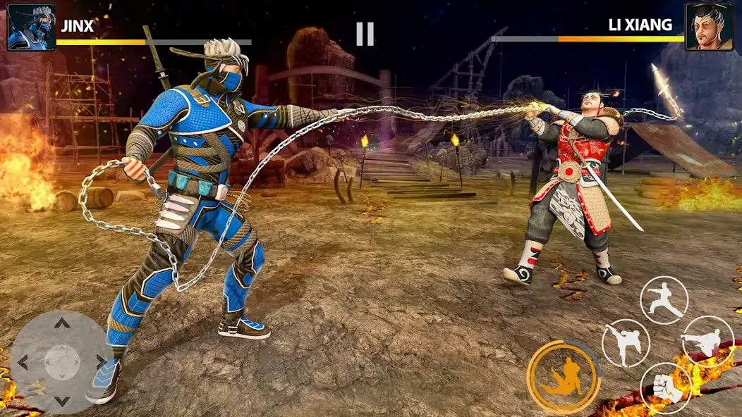 Скачать Ninja Master: Fighting Games [Взлом Бесконечные монеты] APK на Андроид