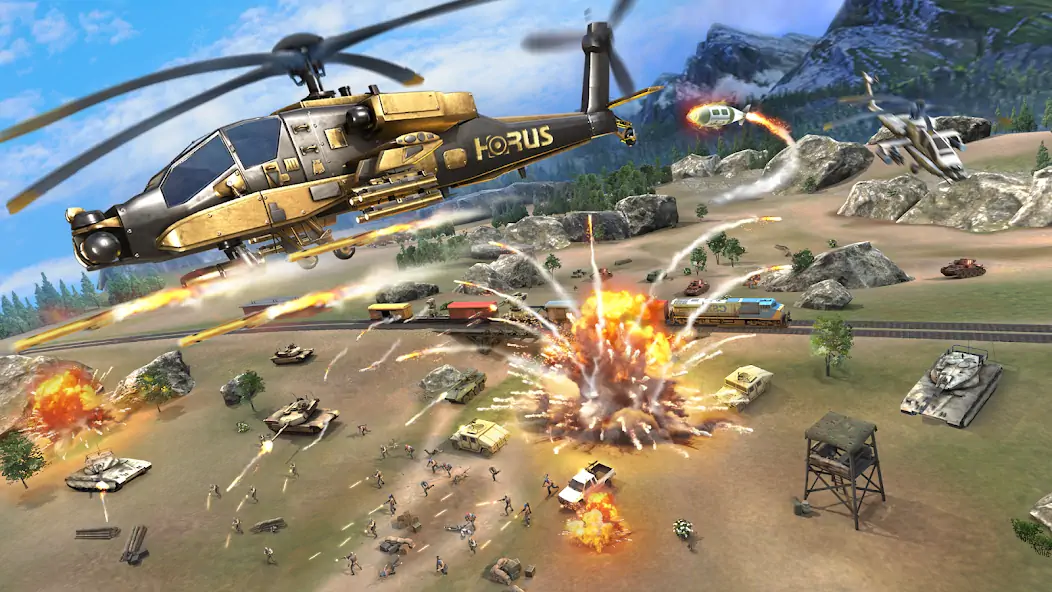 Скачать World War: Fight For Freedom [Взлом Много монет] APK на Андроид